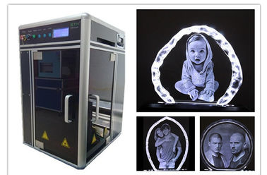 Porcellana Uso di vetro del centro commerciale della macchina per incidere del laser di monofase 3D/cabina della foto fornitore