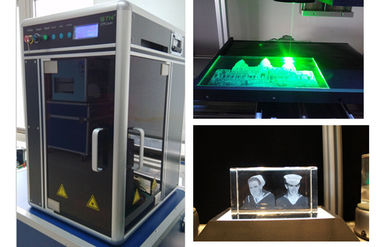 macchina di vetro dell'incisione laser di piccola impresa del fronte 3D per la foto Portaits fornitore